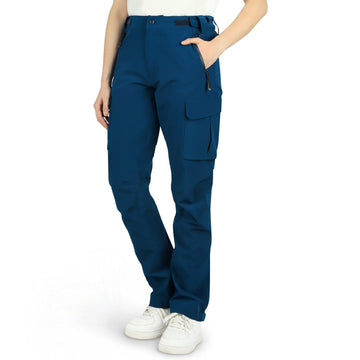 Women's Waterproof Rain Pants Lightweight Breathable Outdoor Golf Over Pants for Hiking Travel Cycling Dark Blue 33,000ft
